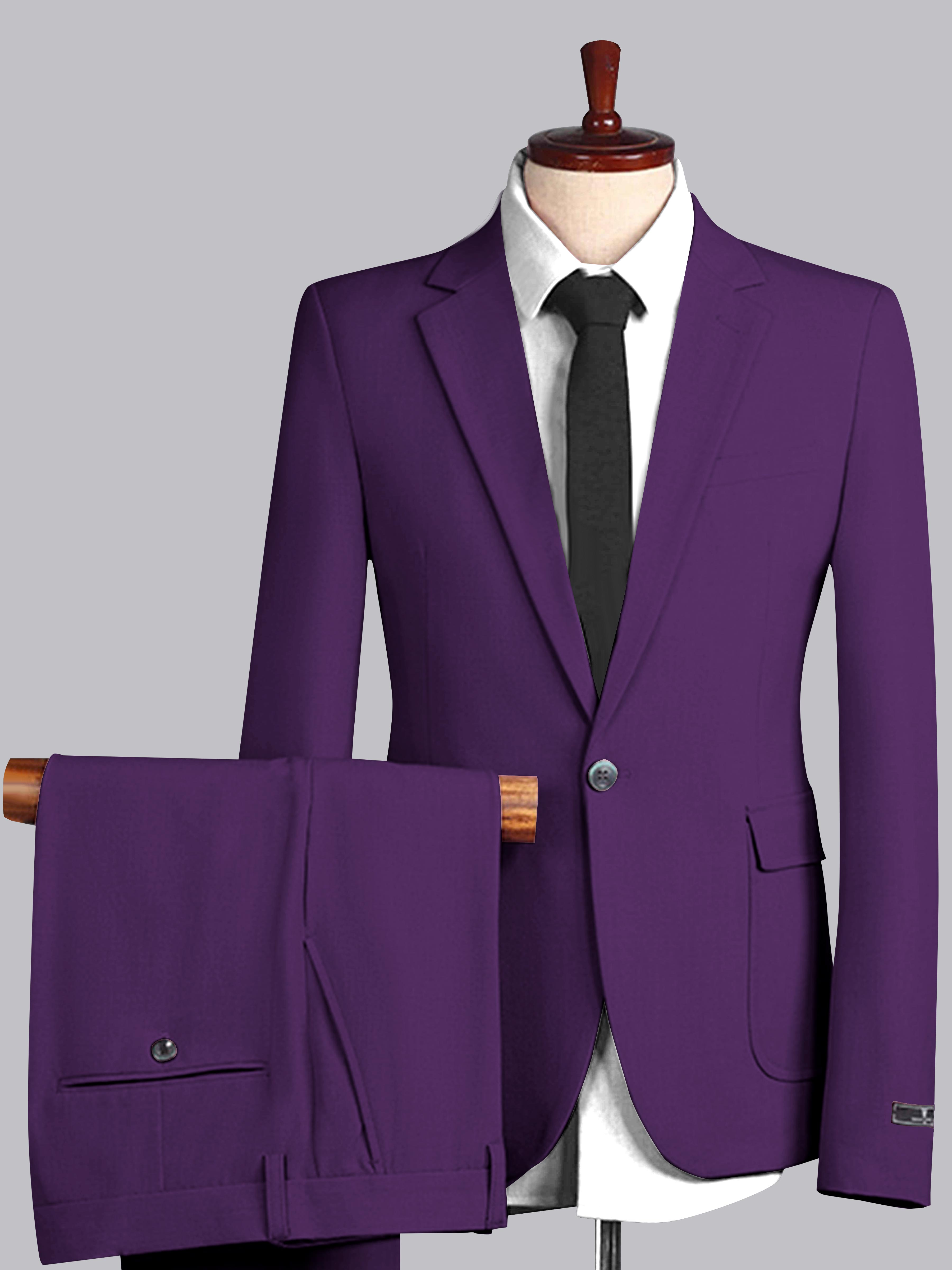 Costume Homme De Mariage 2 Pièces À Un Bouton Ajusté