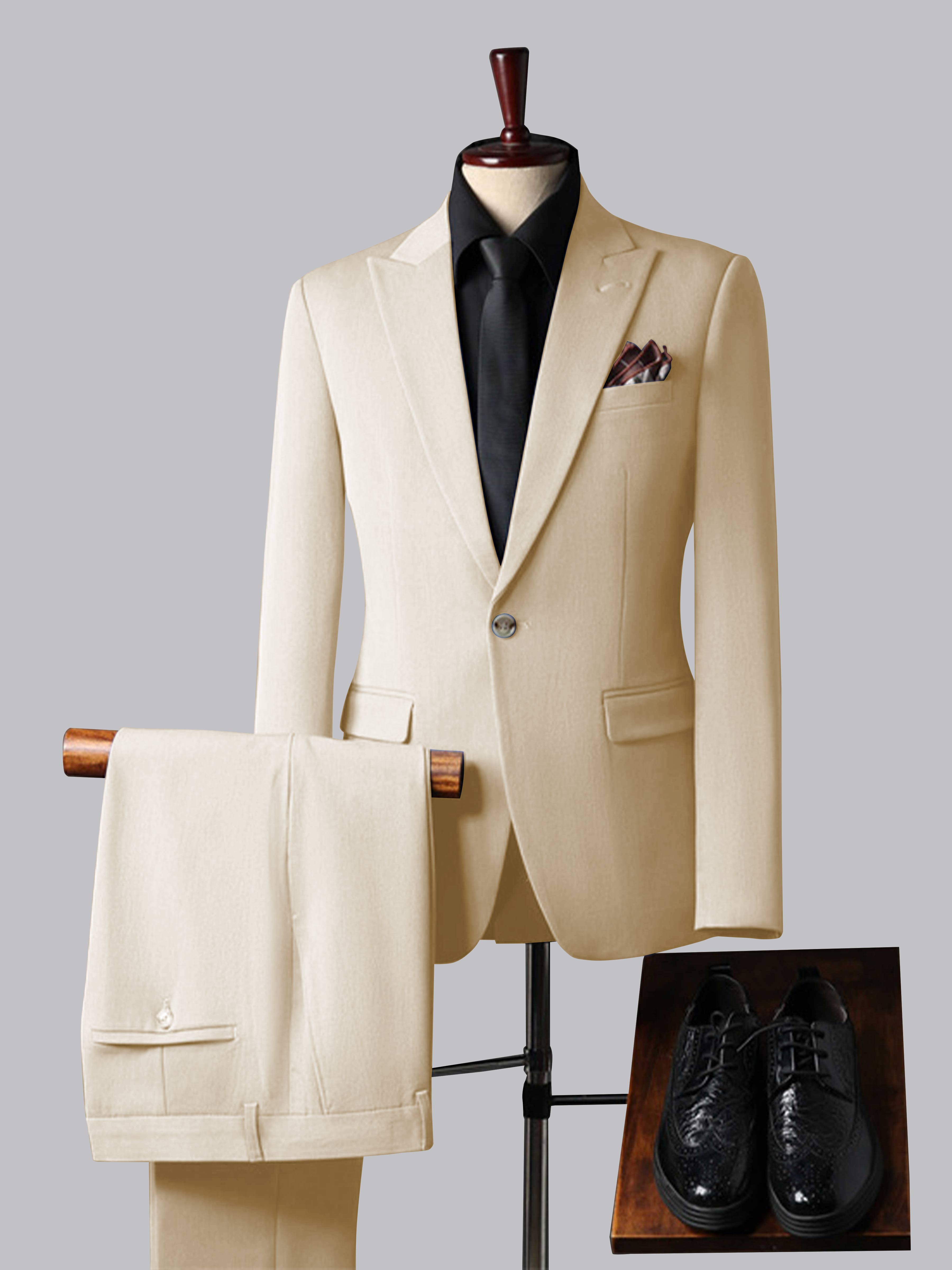 Costume Homme De Mariage 3 Pièces À Double Boutonnage Classique