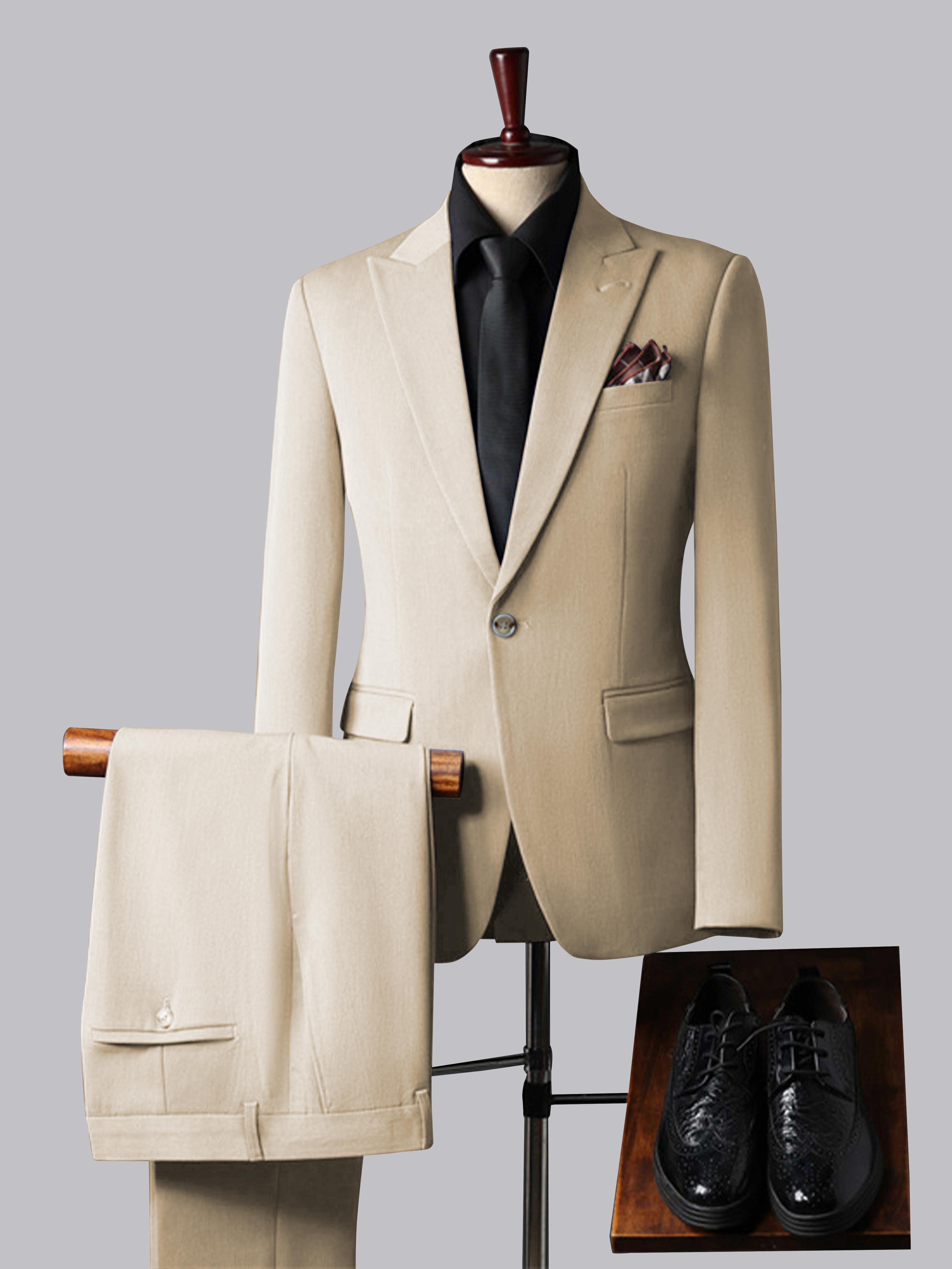 Costume Homme De Mariage 3 Pièces À Double Boutonnage Classique