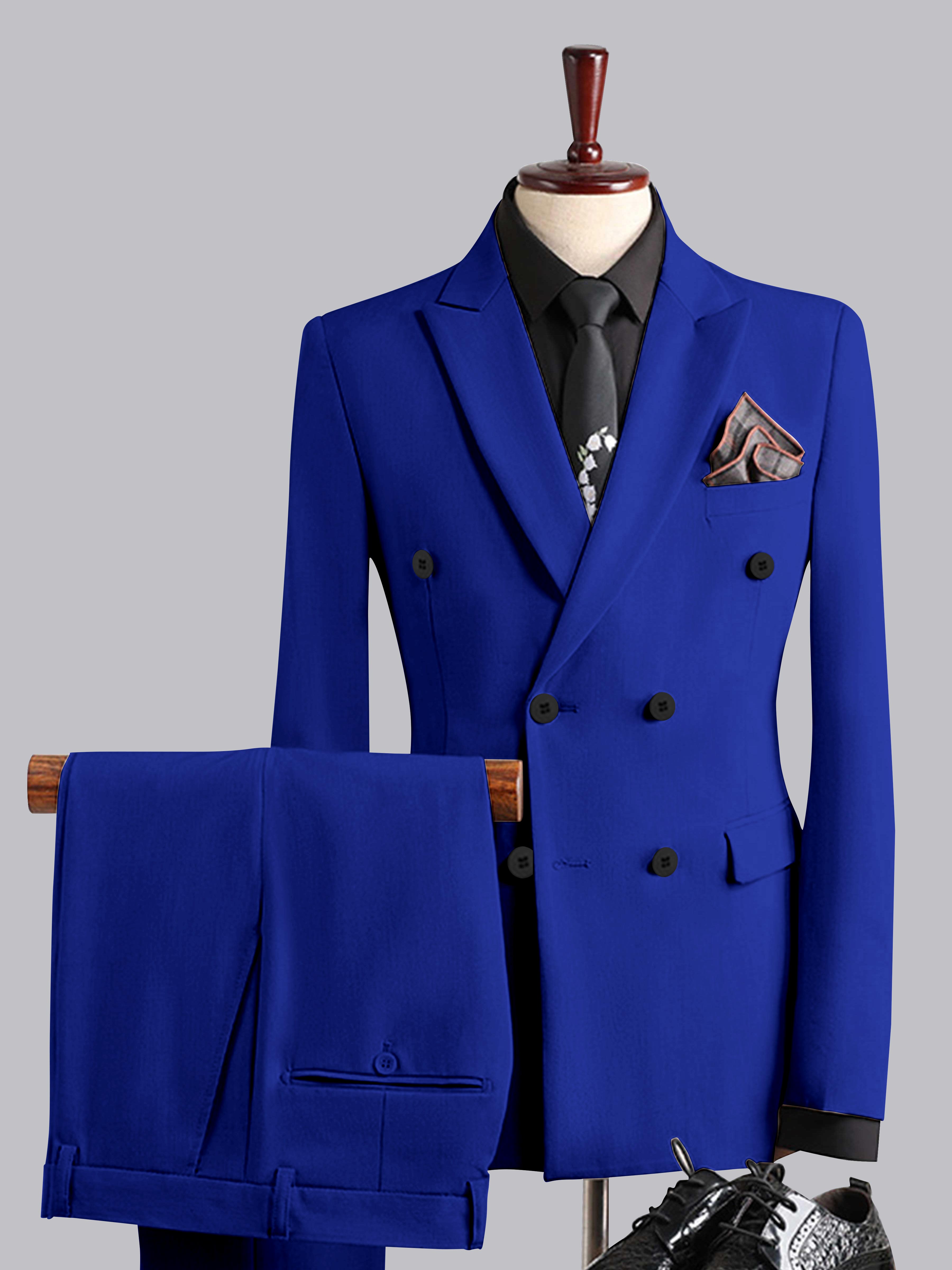 Costume Homme De Mariage 3 Pièces À Double Boutonnage Élégant