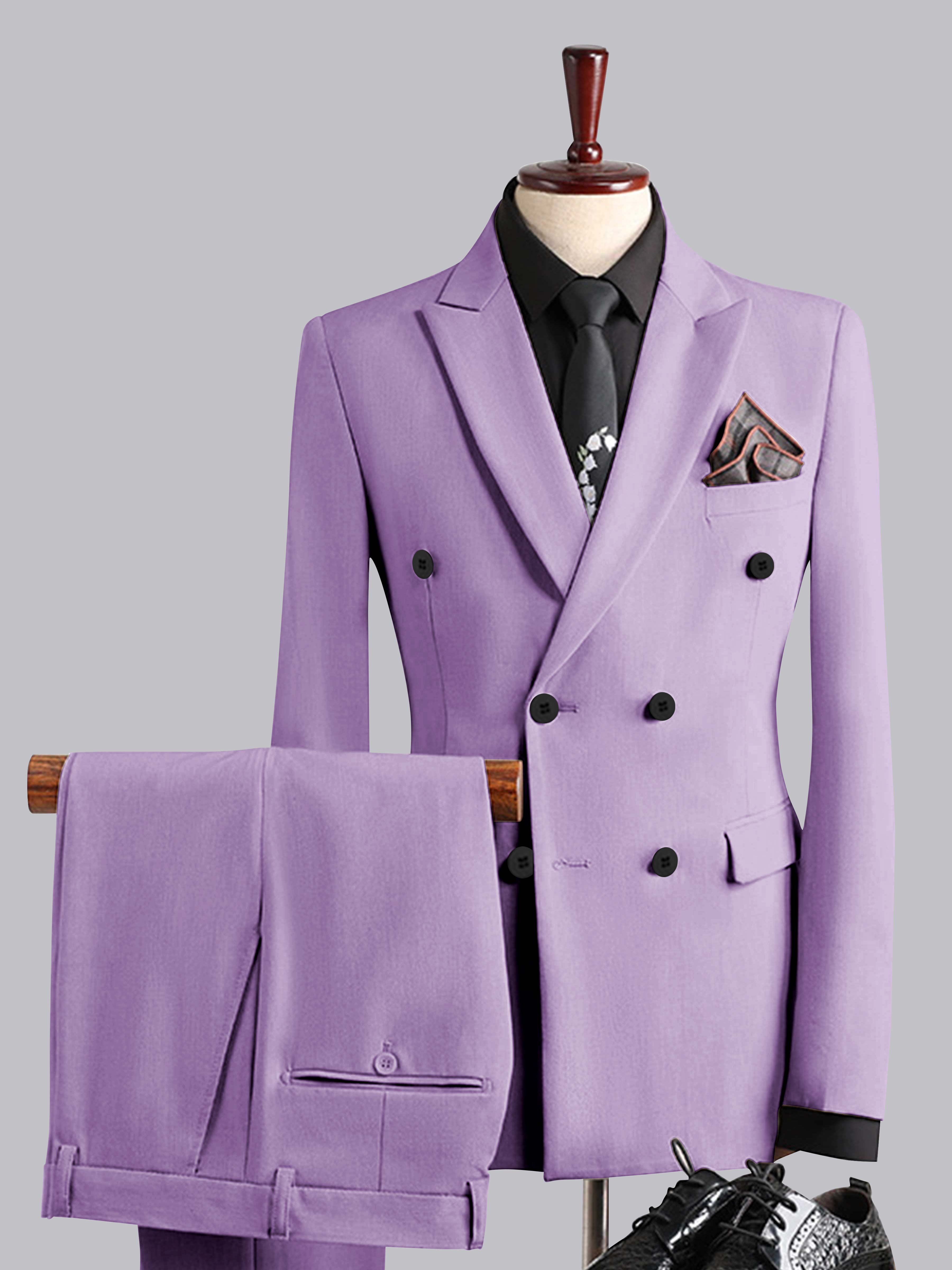 Costume Homme De Mariage 3 Pièces À Double Boutonnage Élégant