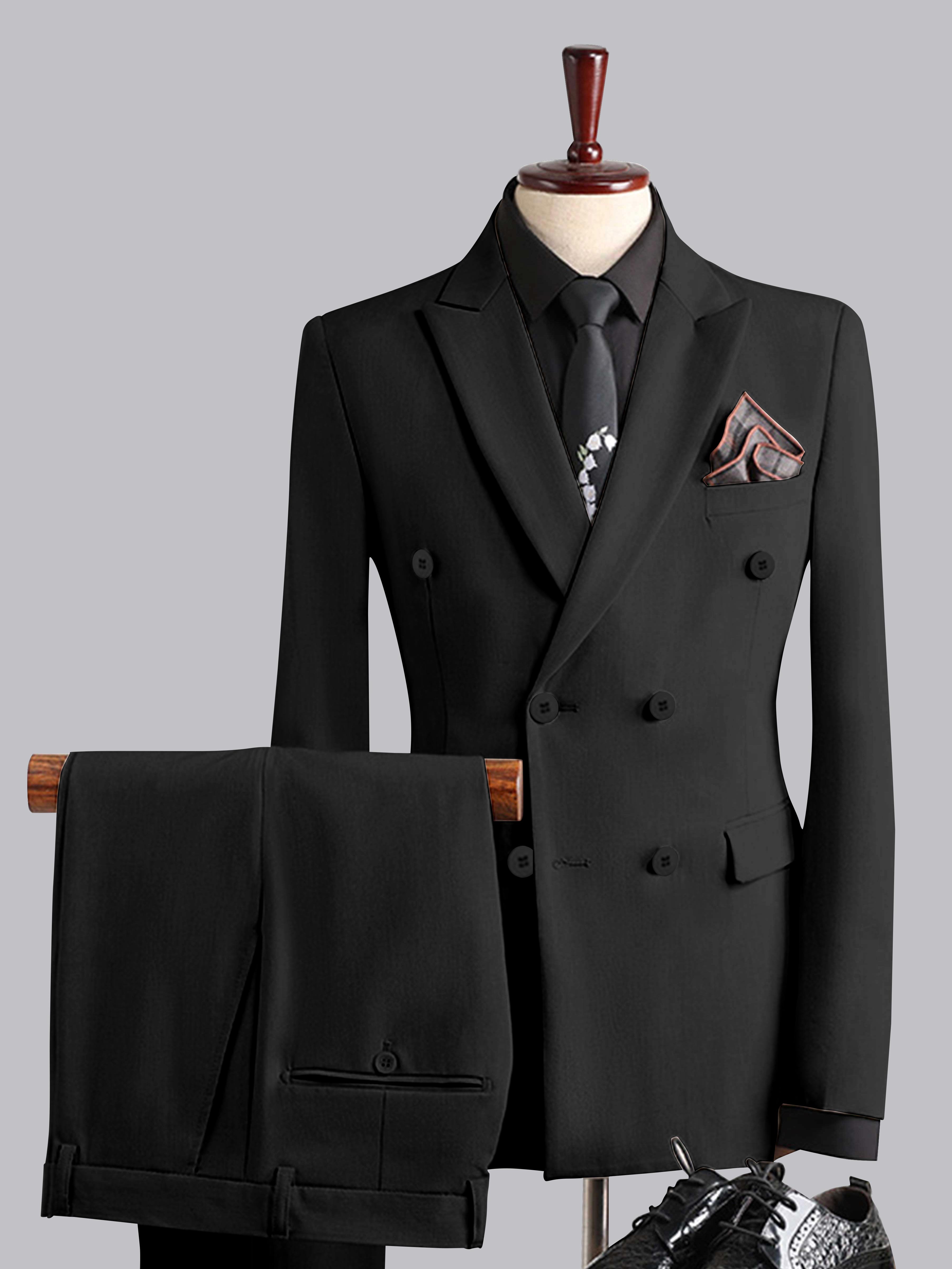 Costume Homme De Mariage 3 Pièces À Double Boutonnage Élégant