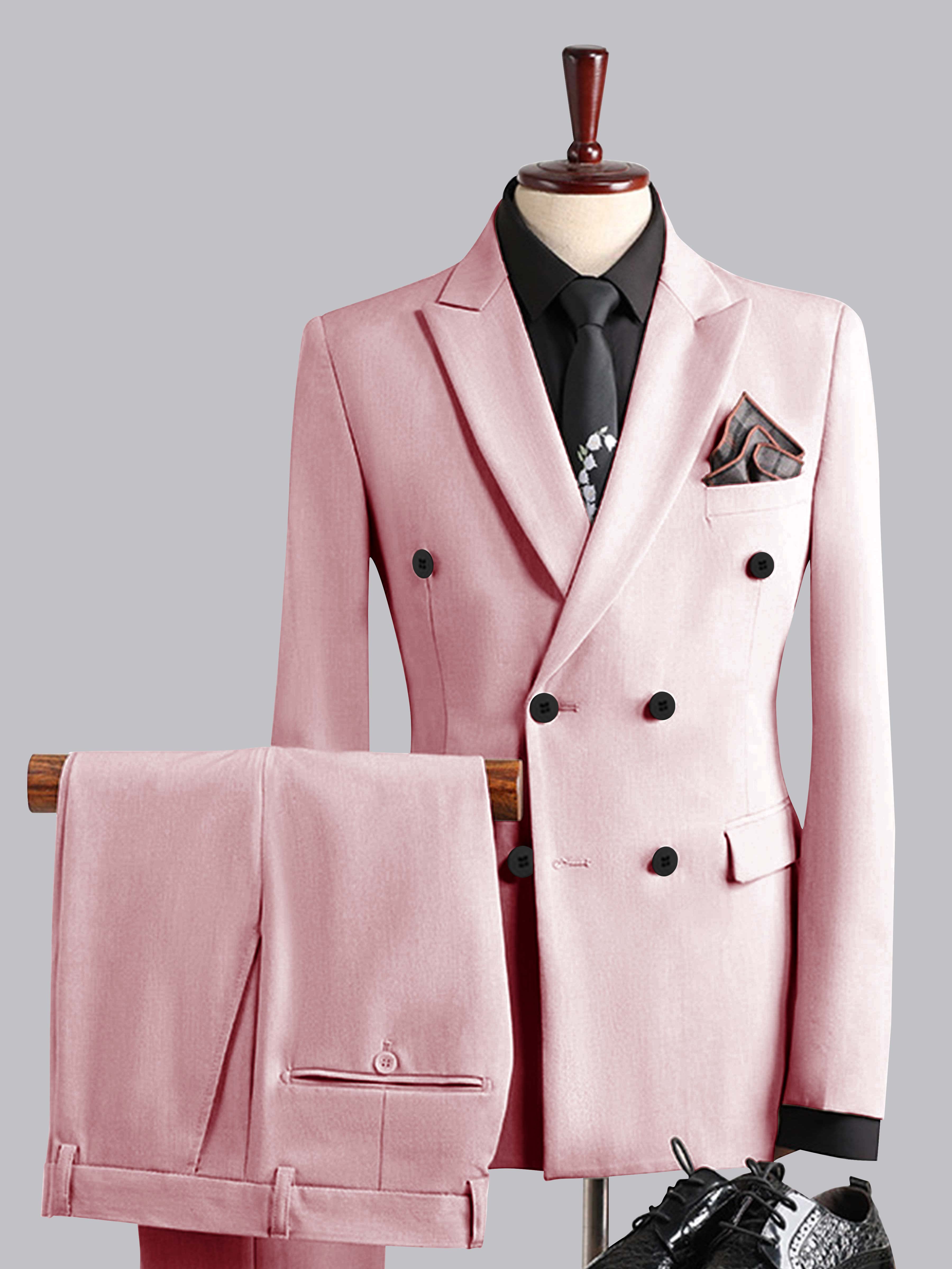 Costume Homme De Mariage 3 Pièces À Double Boutonnage Élégant