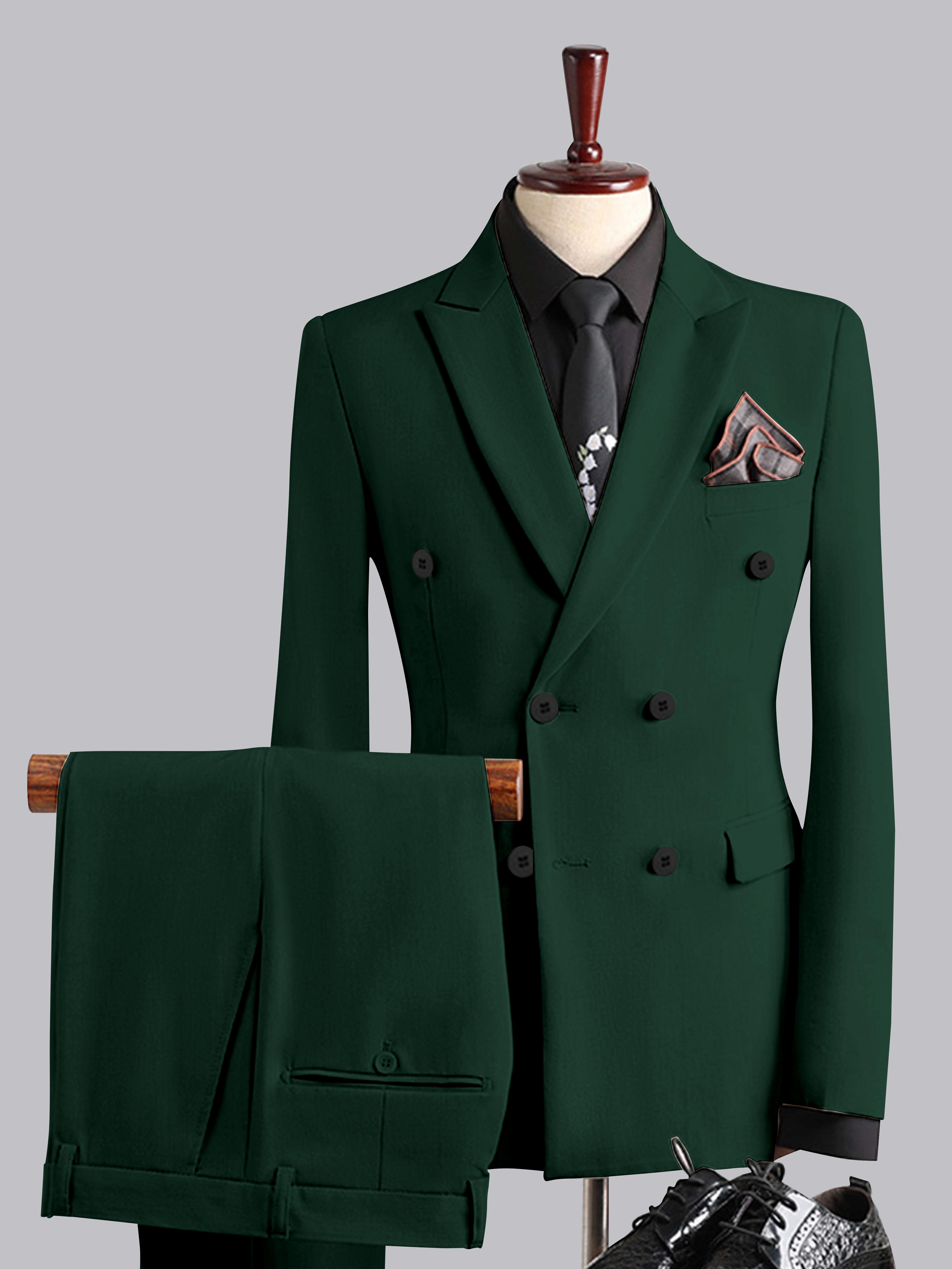 Costume Homme De Mariage 3 Pièces À Double Boutonnage Élégant