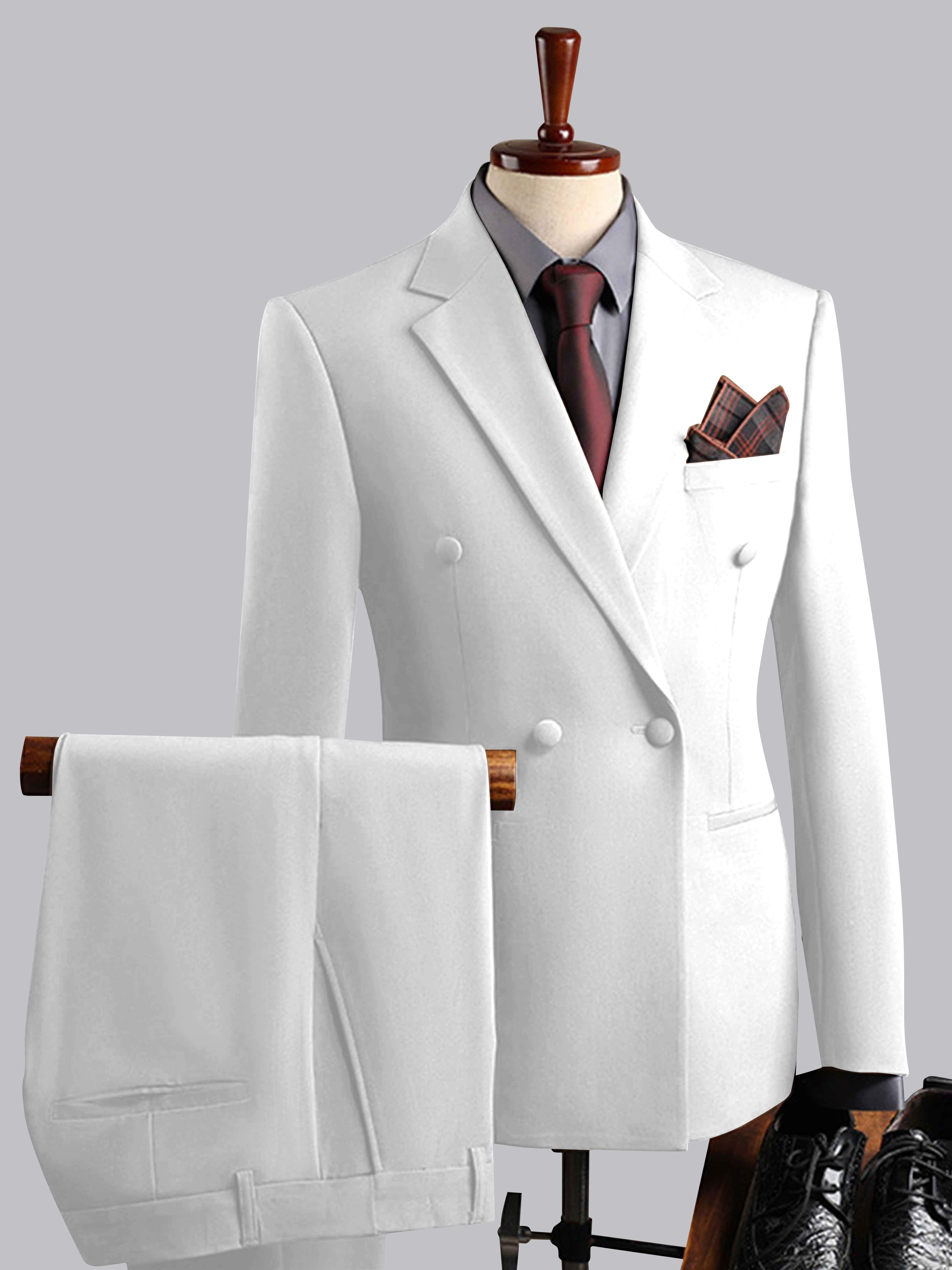 Costume Homme De Mariage 3 Pièces À Double Boutonnage Élégeant