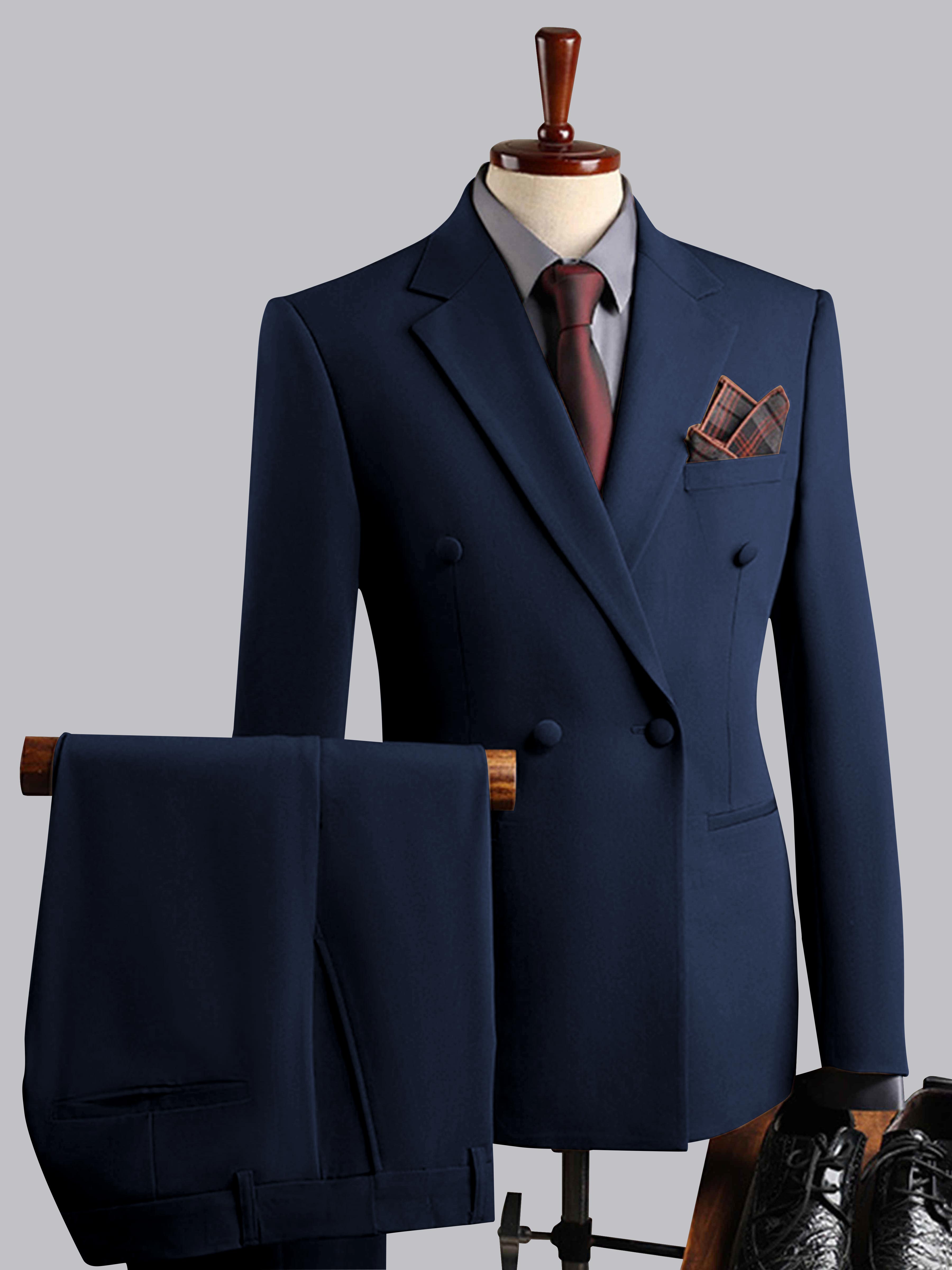 Costume Homme De Mariage 3 Pièces À Double Boutonnage Élégeant