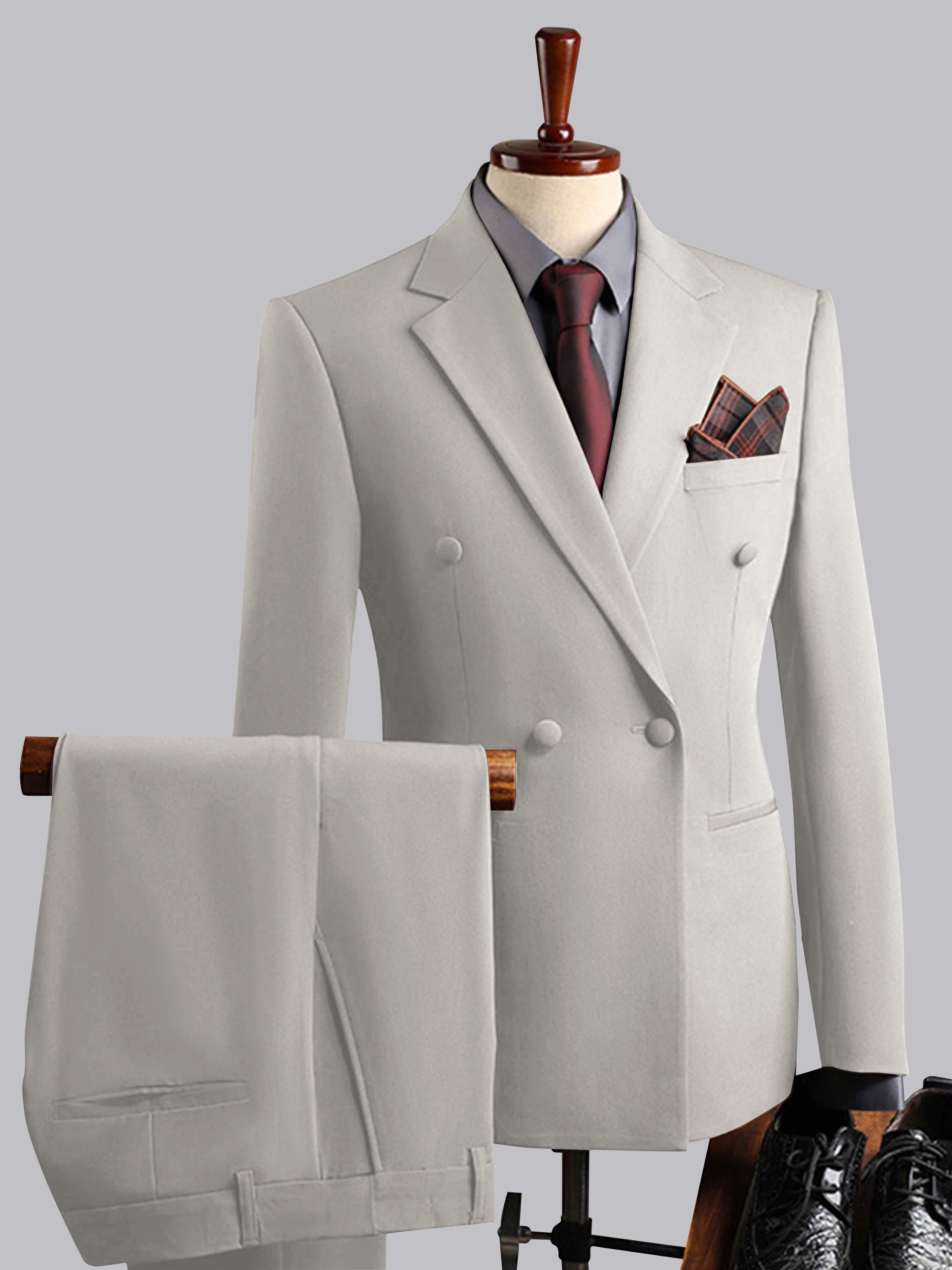 Costume Homme De Mariage 3 Pièces À Double Boutonnage Élégeant