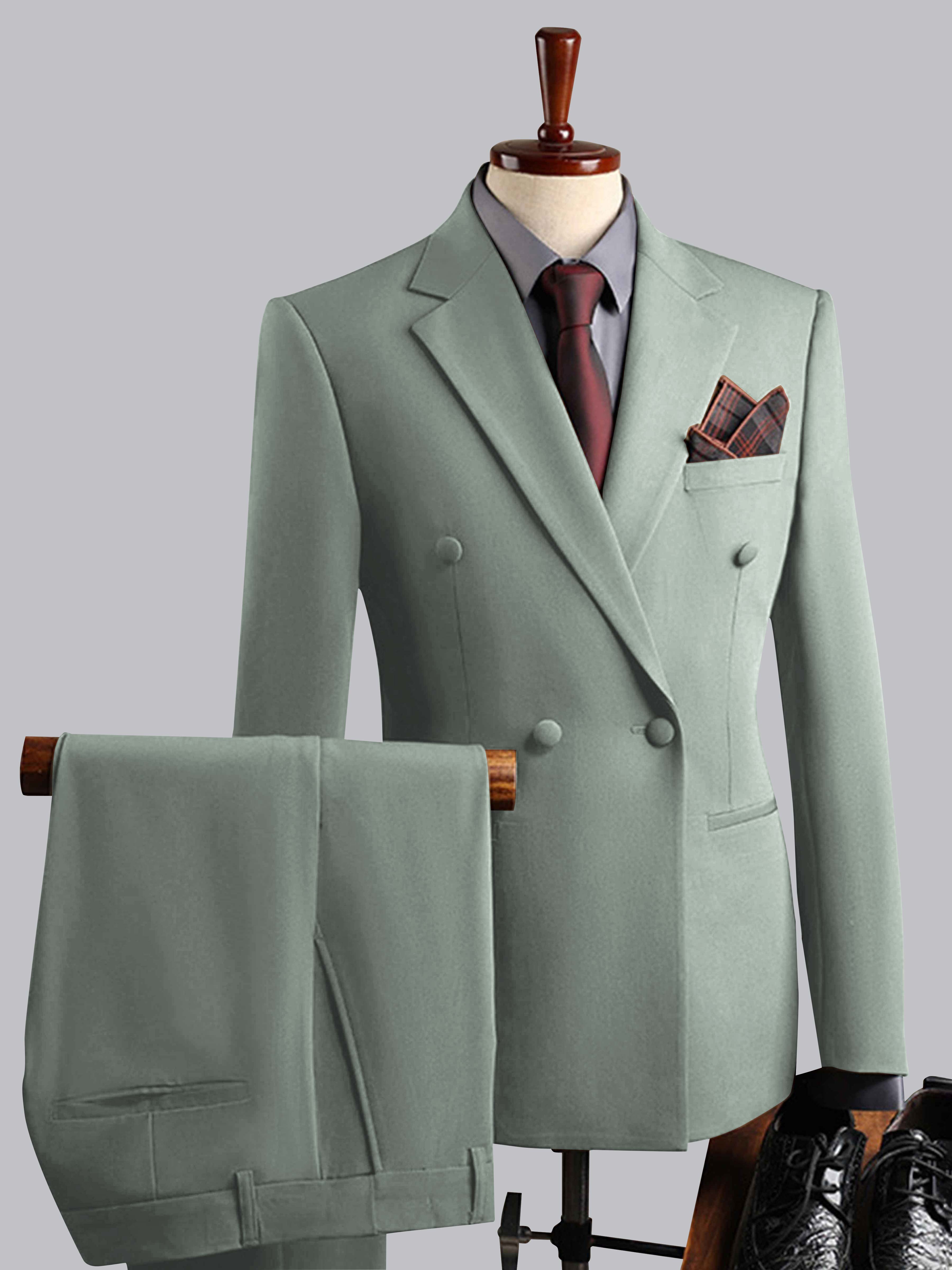 Costume Homme De Mariage 3 Pièces À Double Boutonnage Élégeant