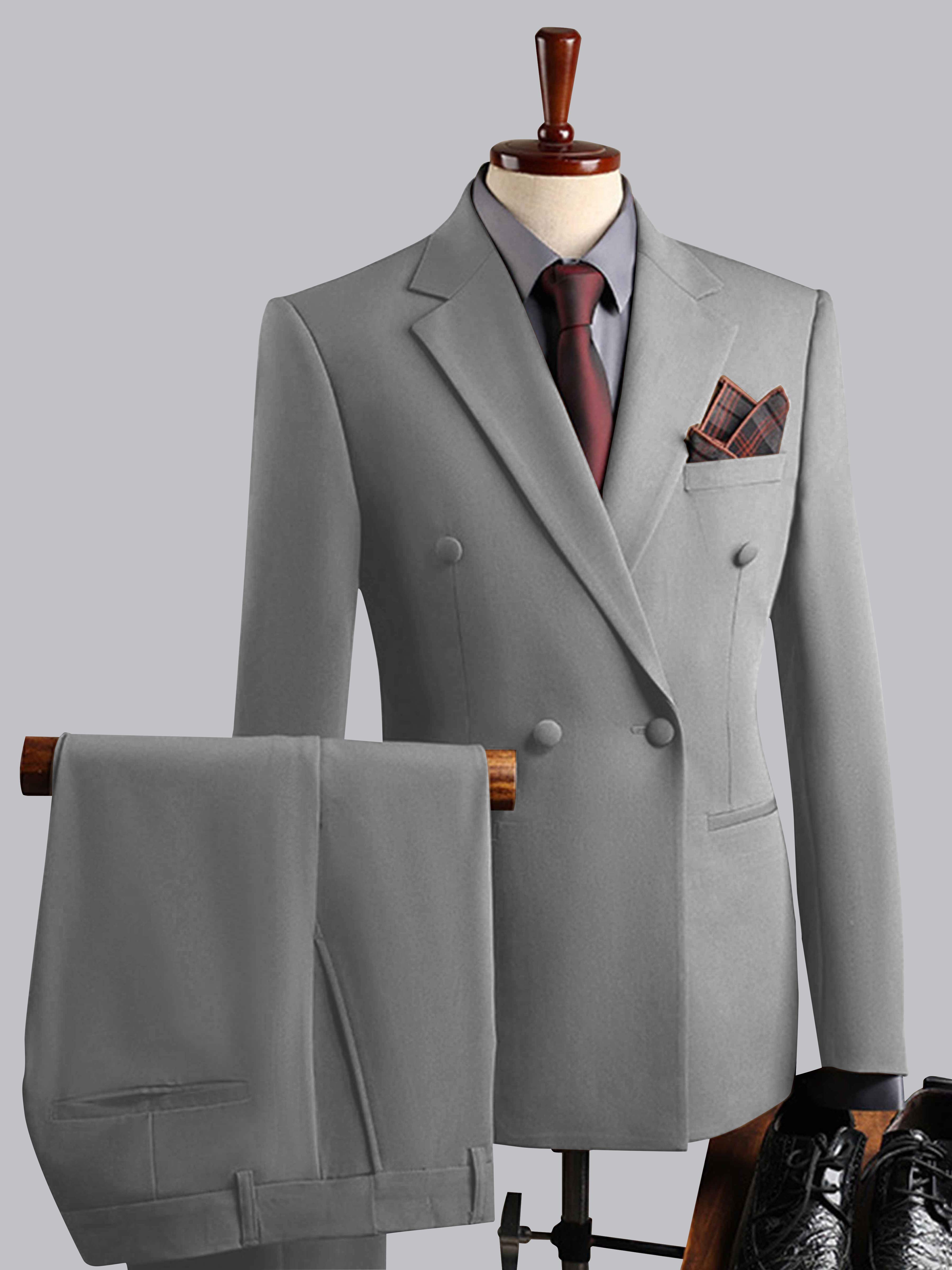 Costume Homme De Mariage 3 Pièces À Double Boutonnage Élégeant