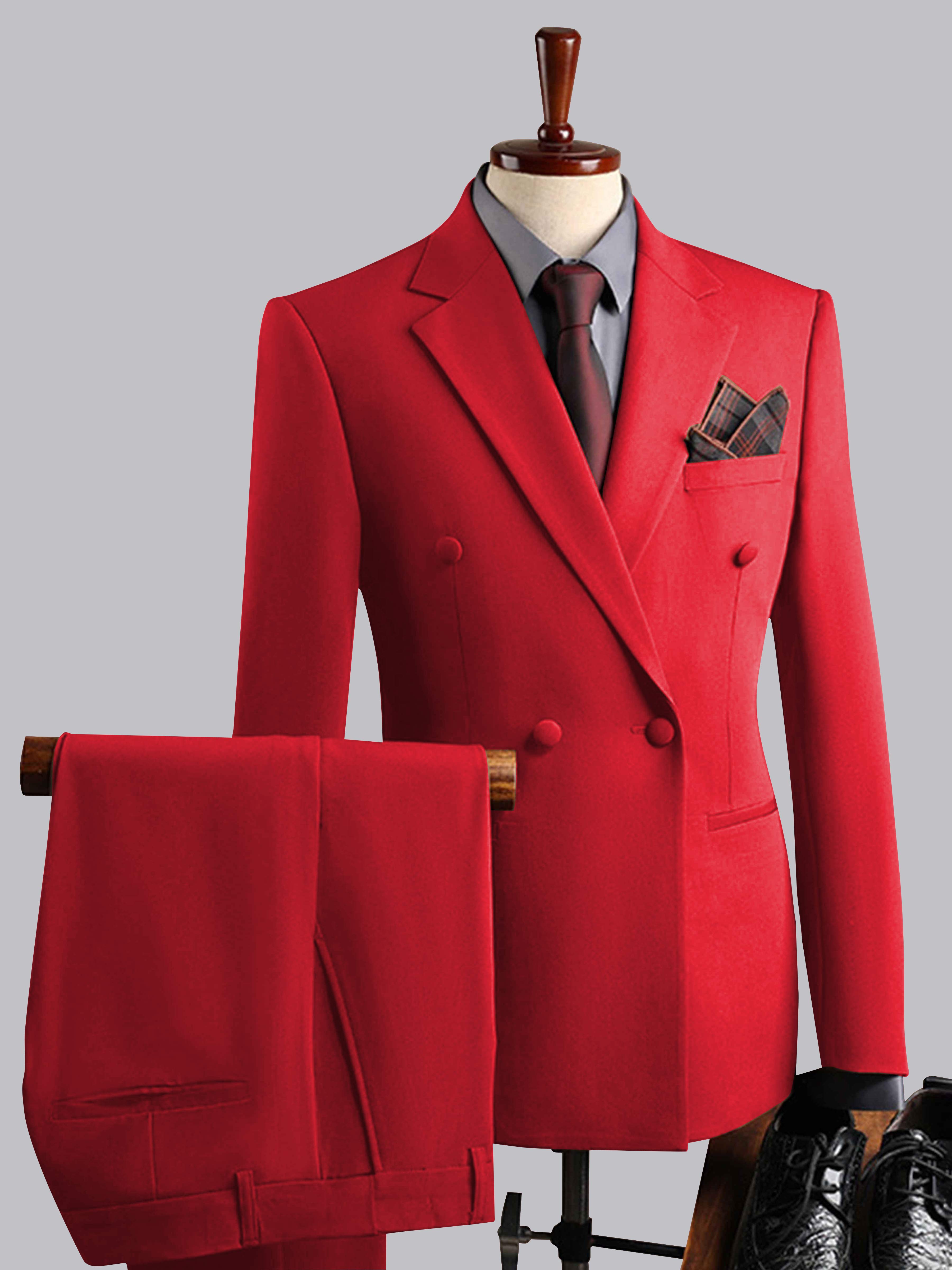 Costume Homme De Mariage 3 Pièces À Double Boutonnage Élégeant