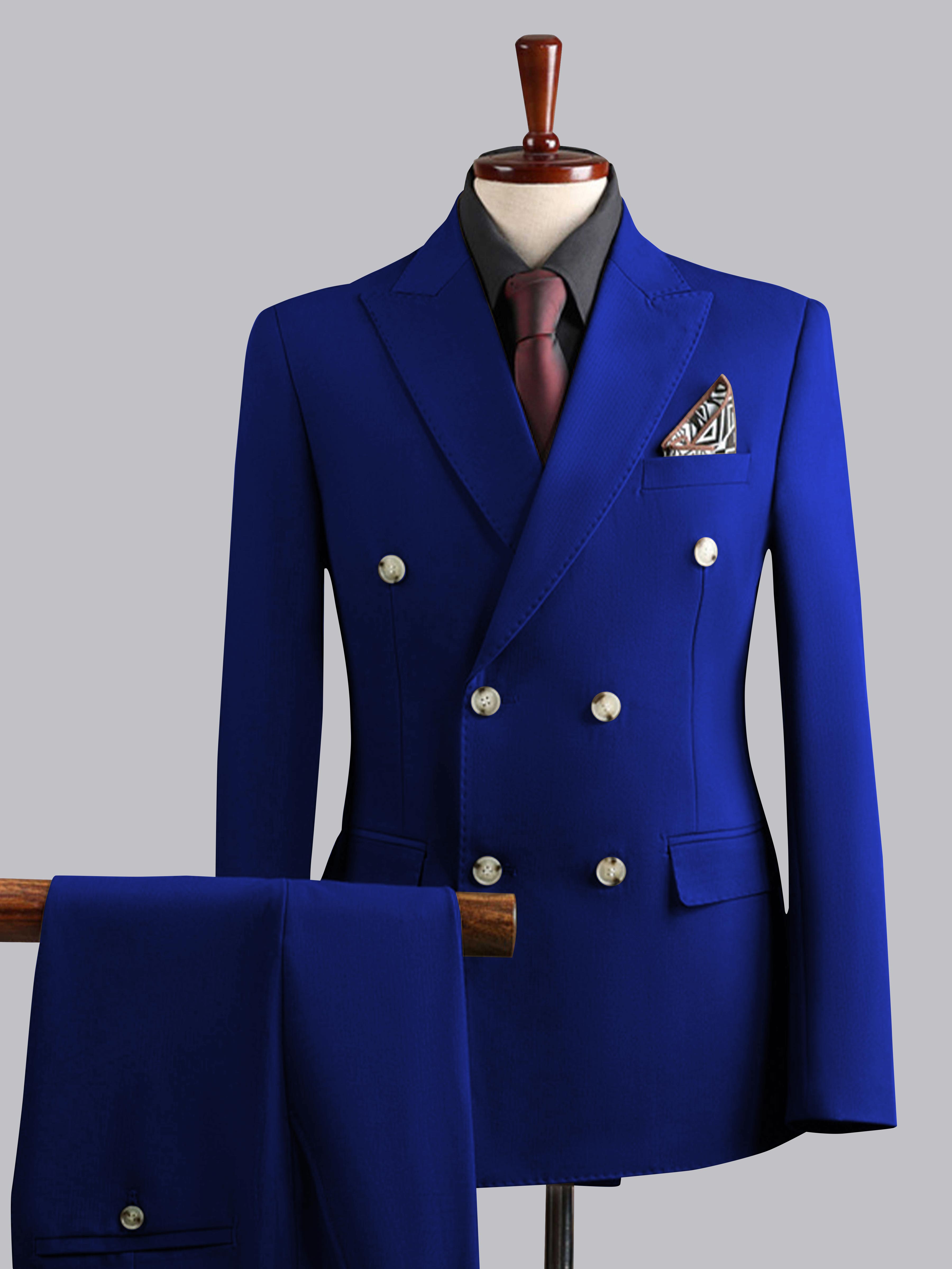 Costume Homme De Mariage 3 Pièces À Double Boutonnage Tailorisé Moderne