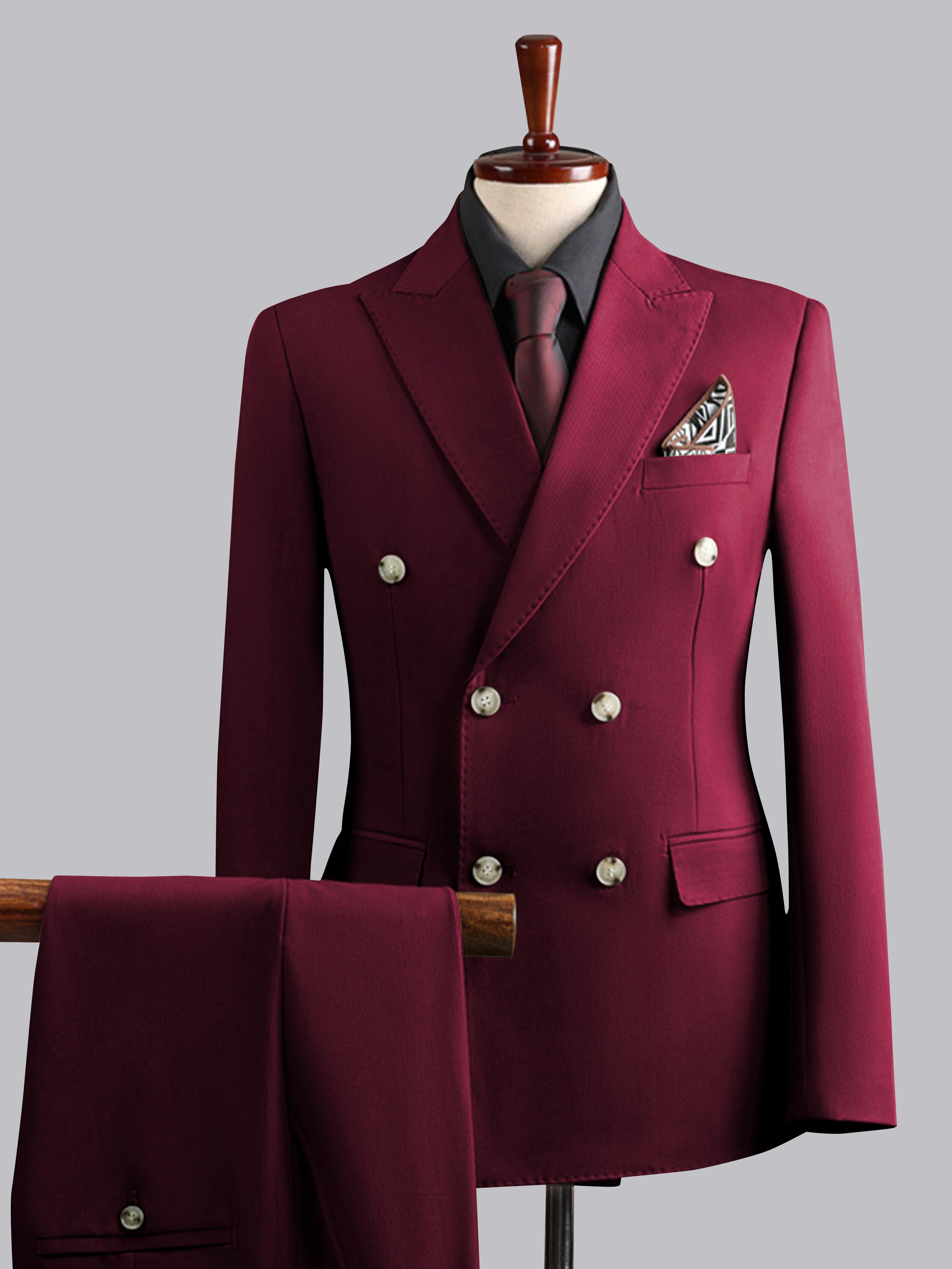 Costume Homme De Mariage 3 Pièces À Double Boutonnage Tailorisé Moderne