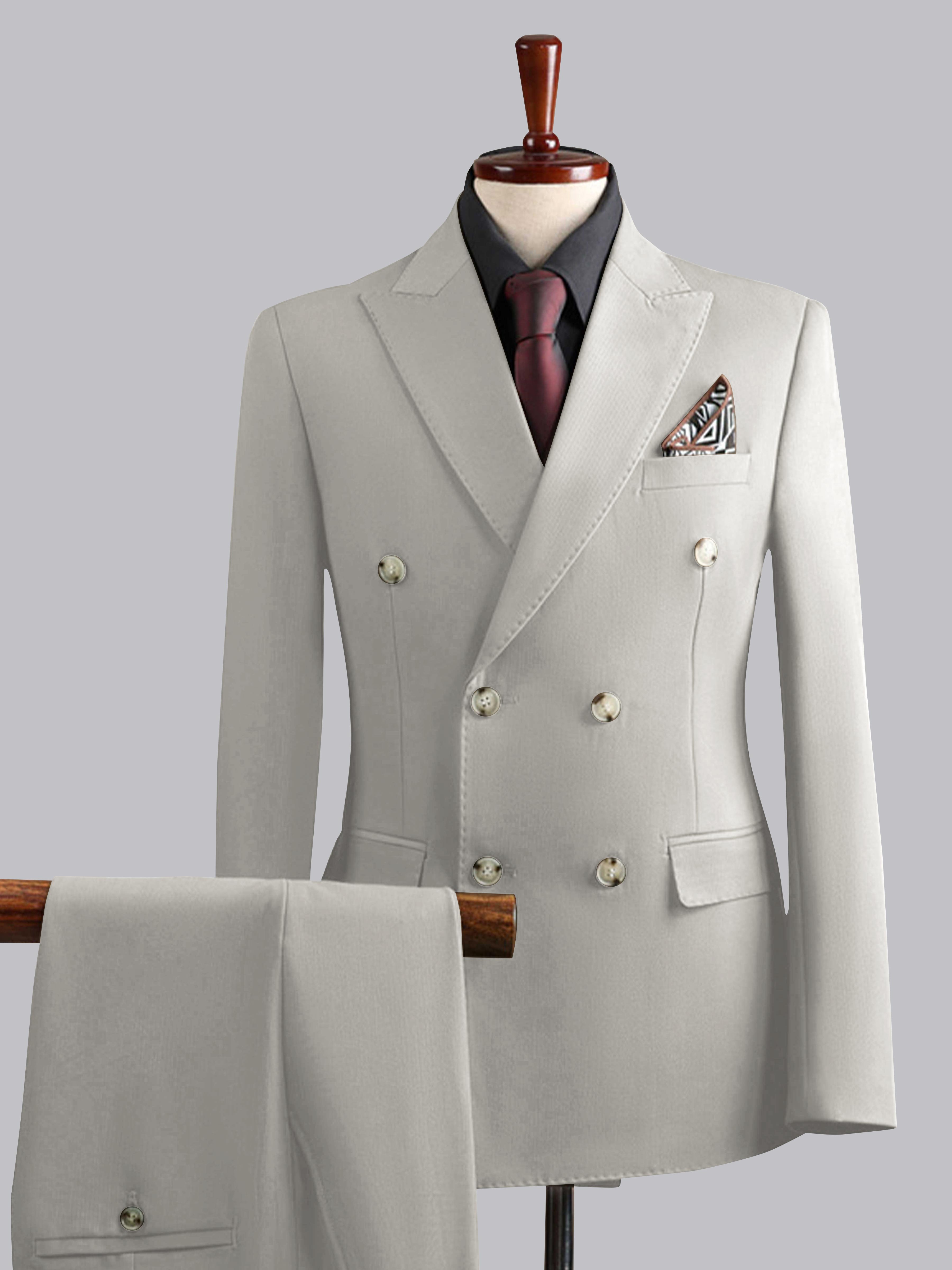 Costume Homme De Mariage 3 Pièces À Double Boutonnage Tailorisé Moderne