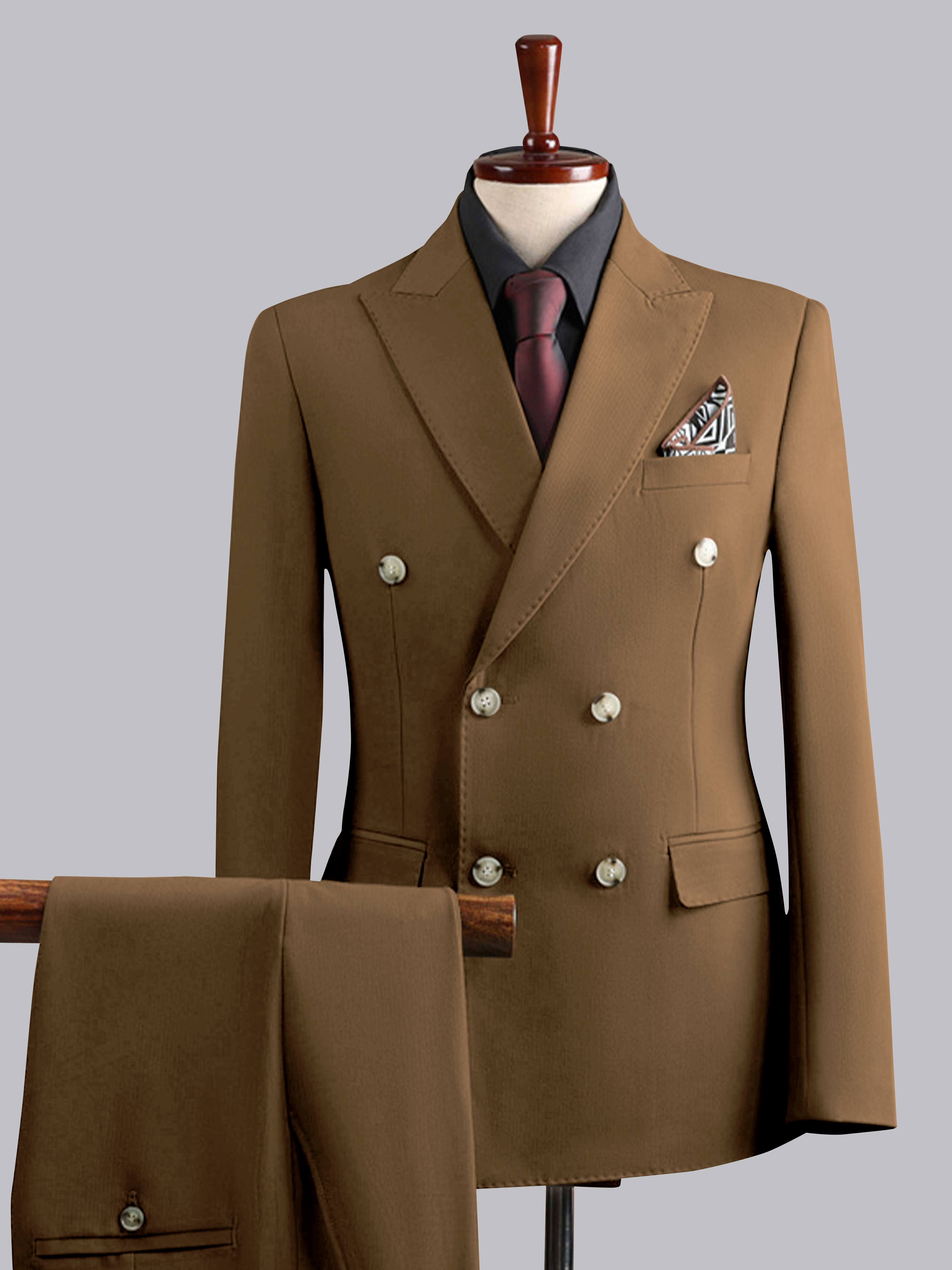 Costume Homme De Mariage 3 Pièces À Double Boutonnage Tailorisé Moderne