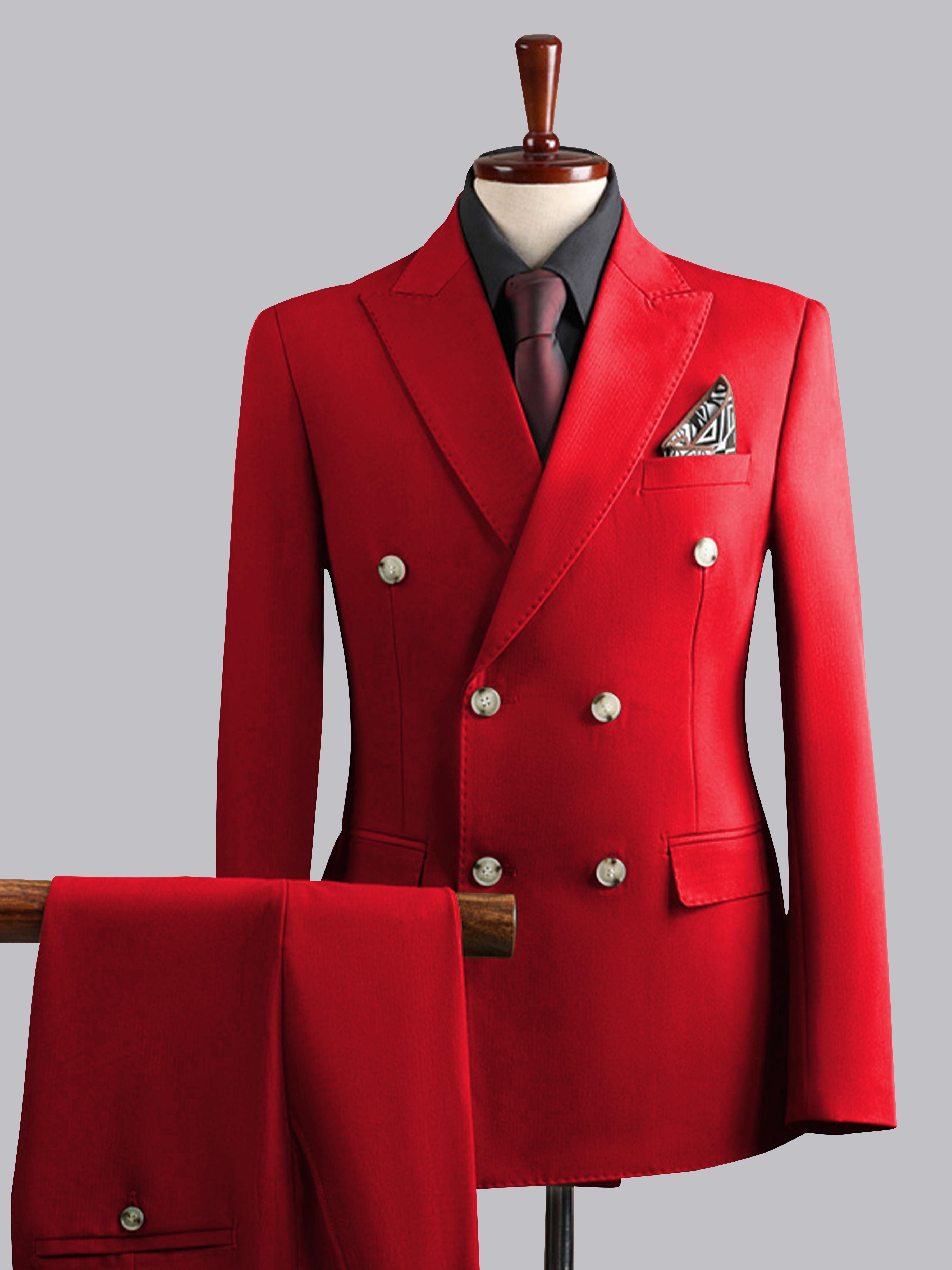 Costume Homme De Mariage 3 Pièces À Double Boutonnage Tailorisé Moderne