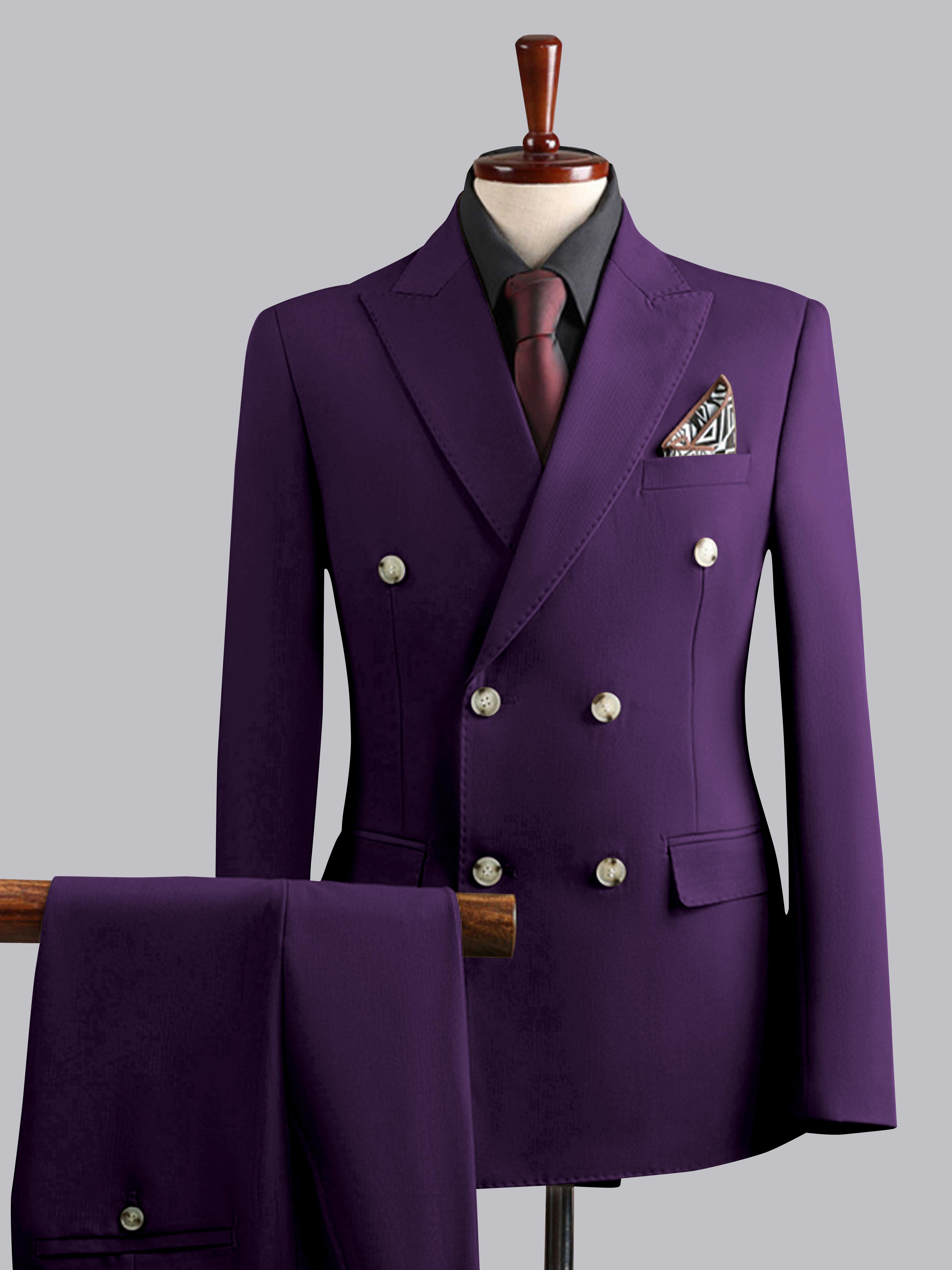 Costume Homme De Mariage 3 Pièces À Double Boutonnage Tailorisé Moderne