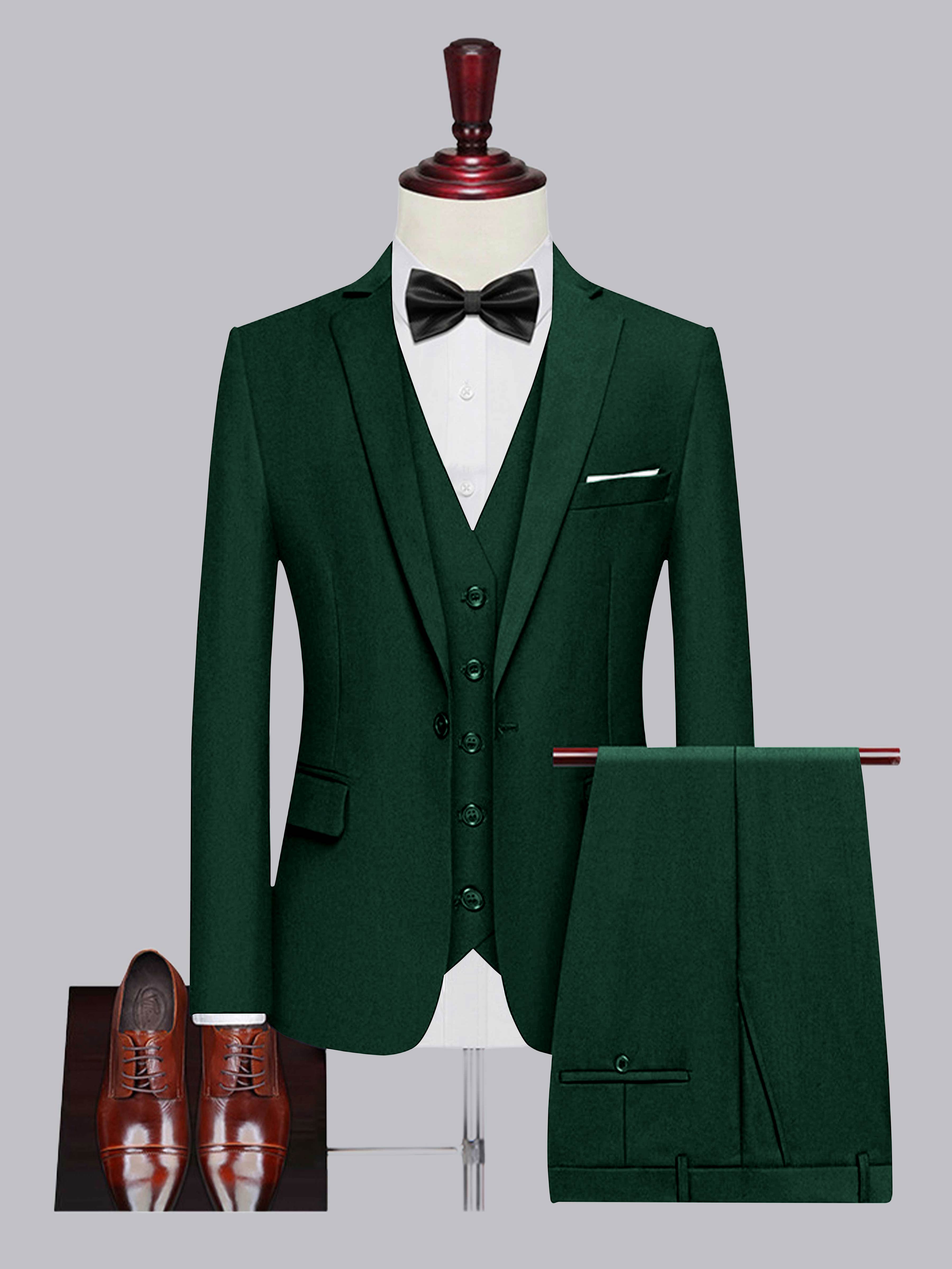 Costume Homme De Mariage 3 Pièces À Un Bouton Classique
