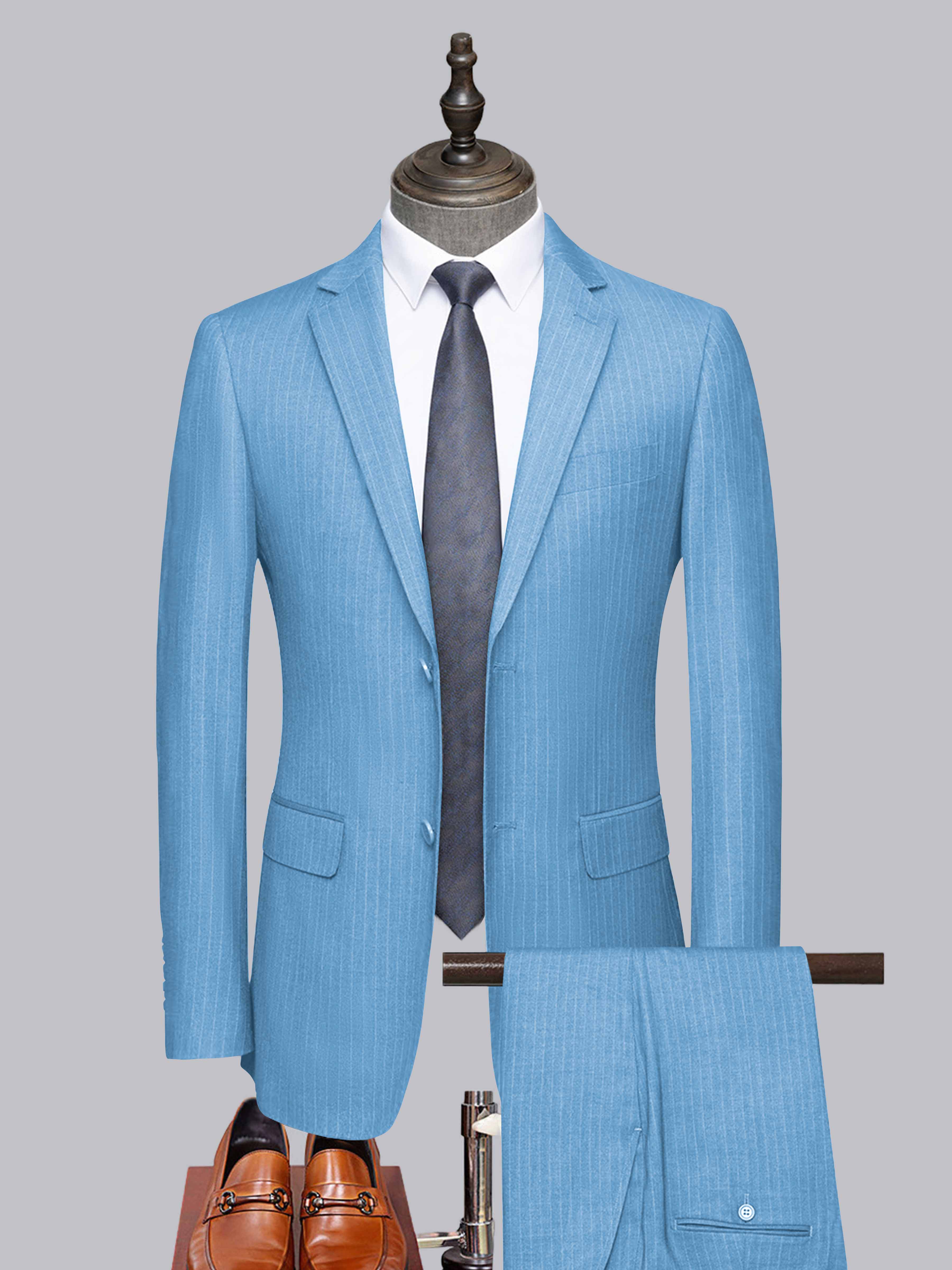 Costume Homme Tailorisé 2 Pièces À Deux Boutons Classique