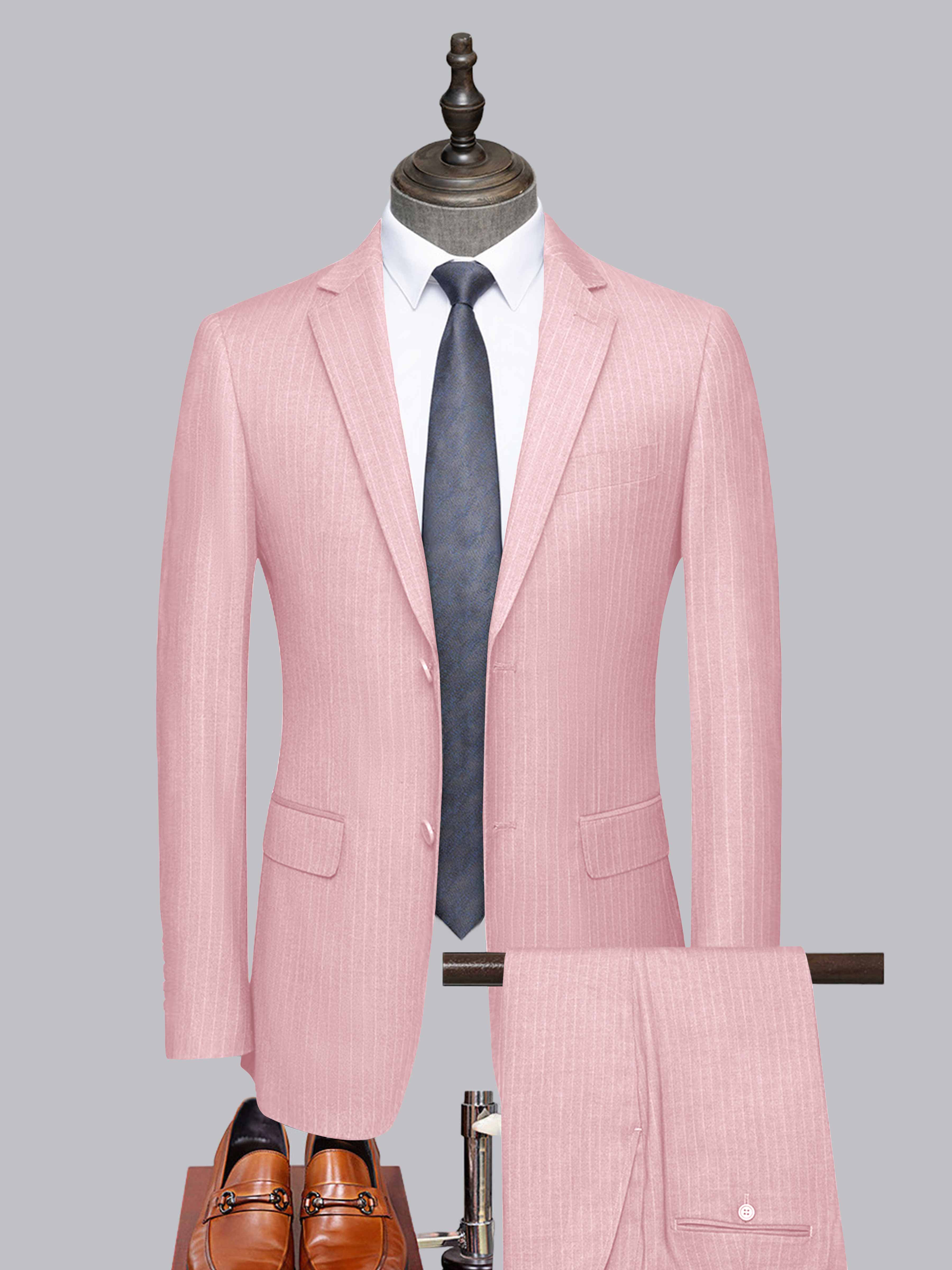 Costume Homme Tailorisé 2 Pièces À Deux Boutons Classique