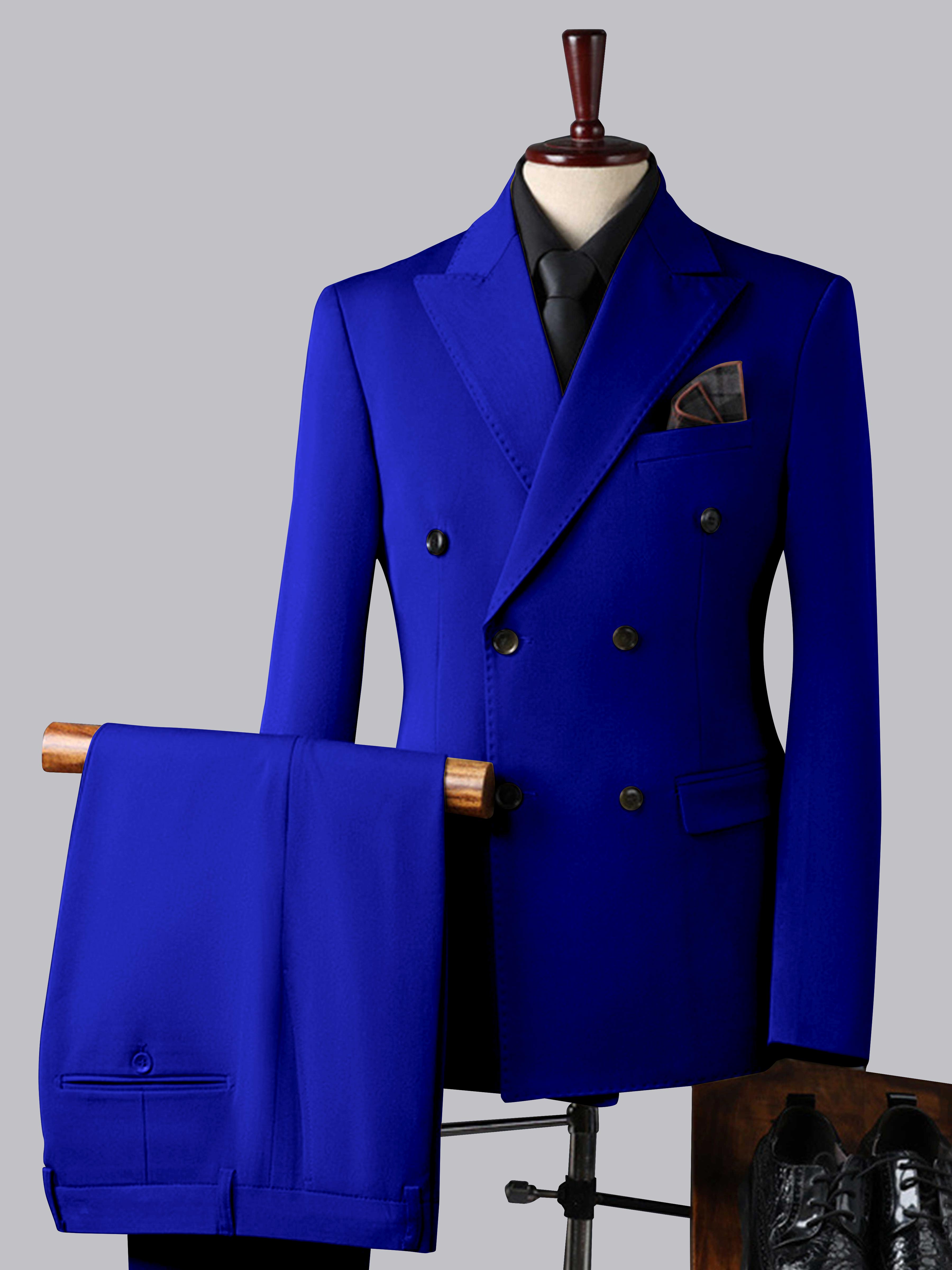 Costume Homme Trois Pièces À Double Boutonnage Tendance